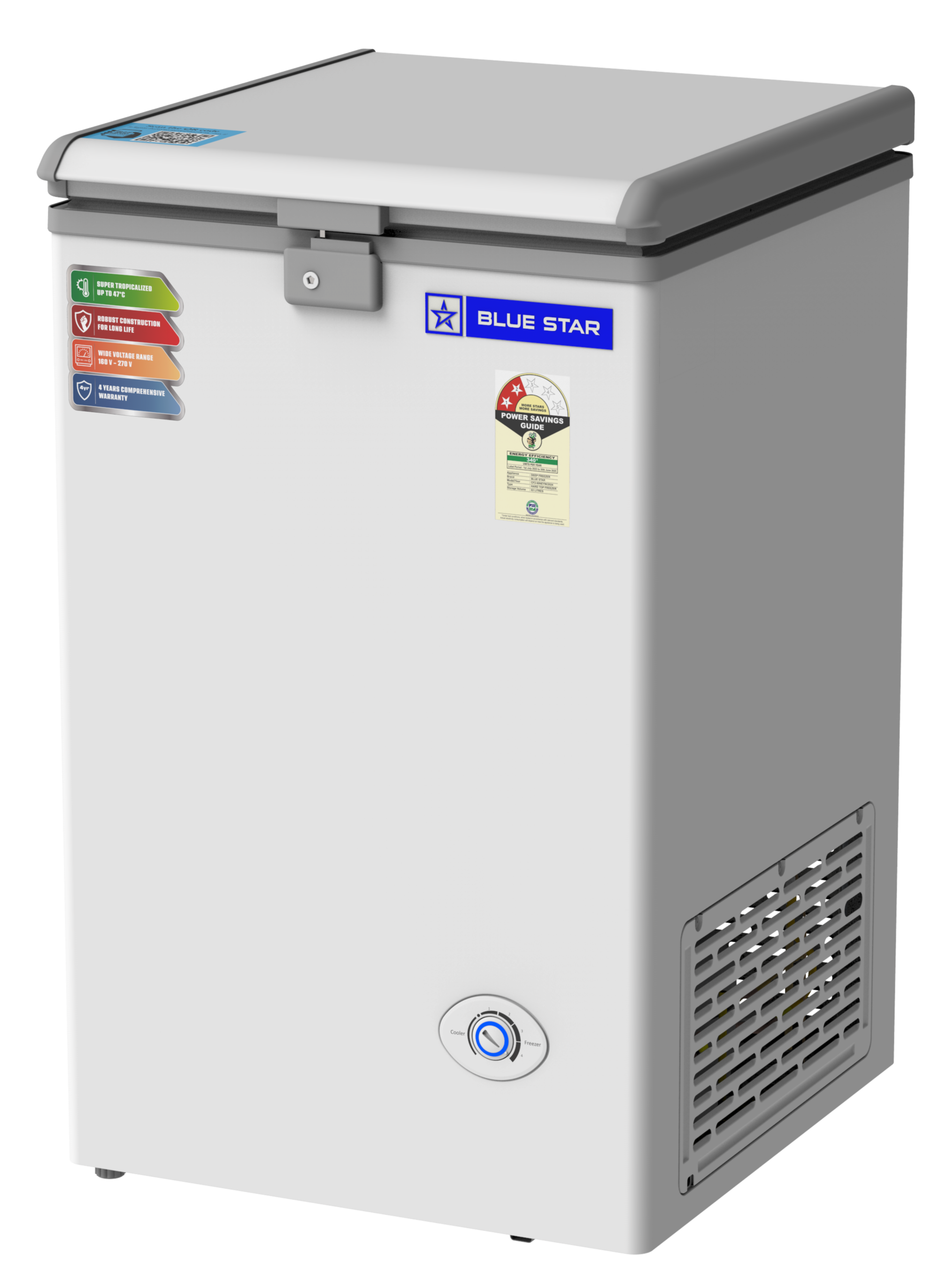 NEYW Series | Hard Top | Deep Freezer | 71 Litres | 2 Star