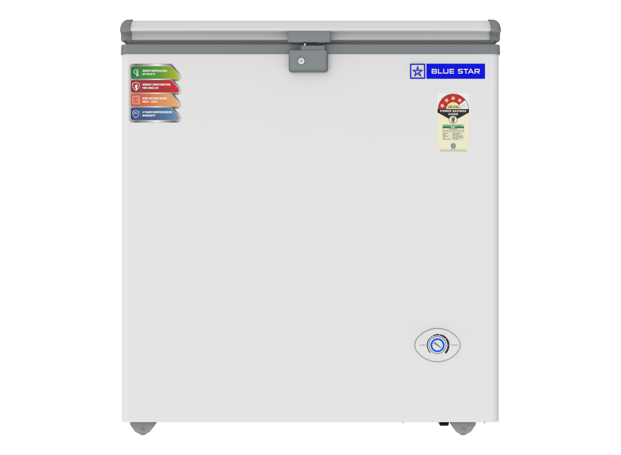 NEYW Series | Hard Top | Deep Freezer |161 Litres | 4 Star