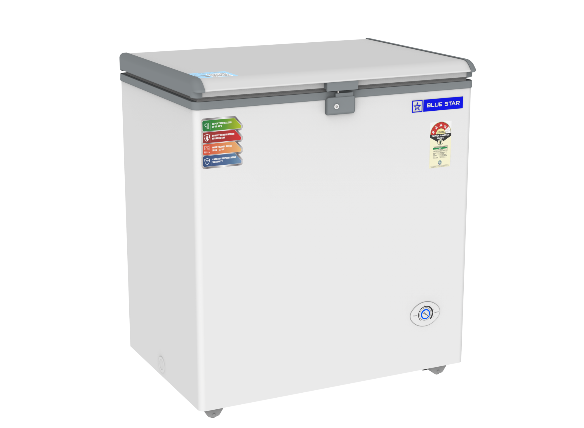 NEYW Series | Hard Top | Deep Freezer |161 Litres | 4 Star