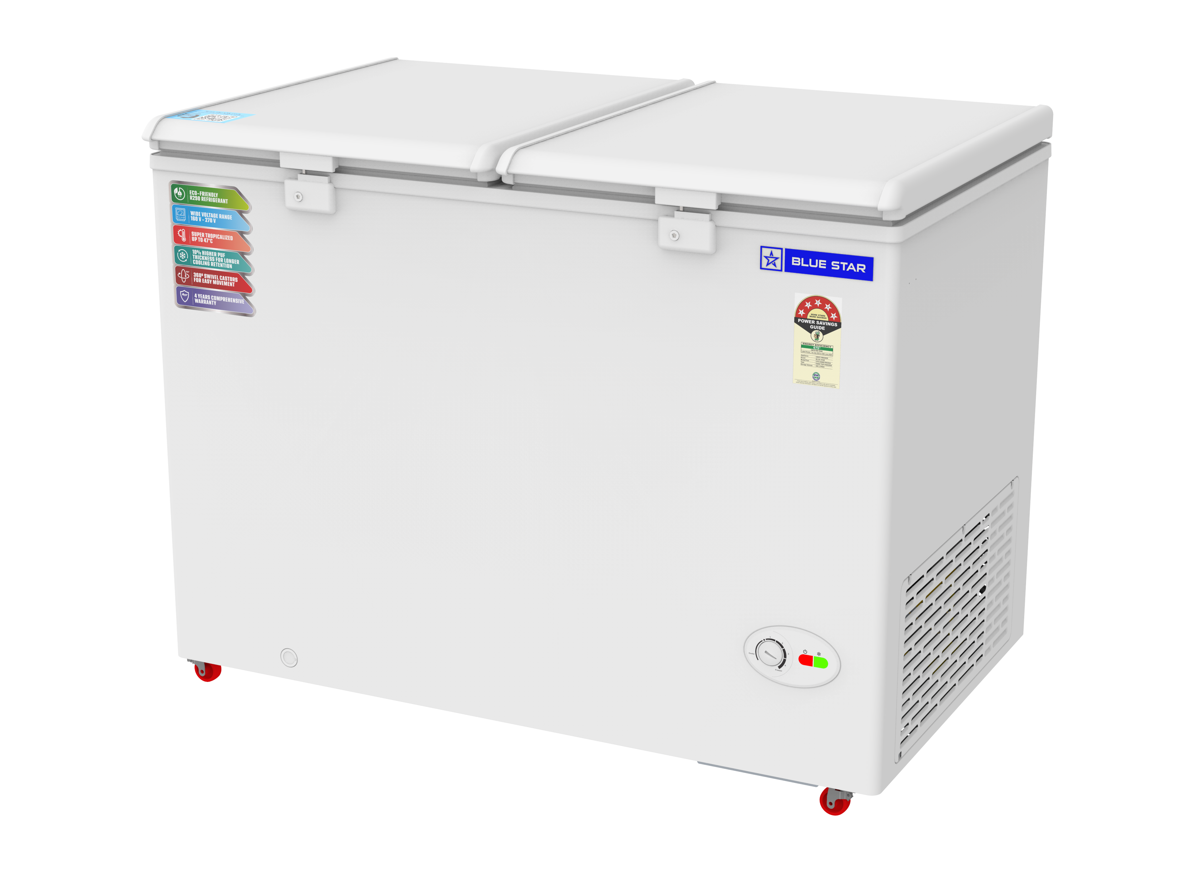 NEYW Series |Hard Top | Deep Freezer | 310 Litres | 5 Star