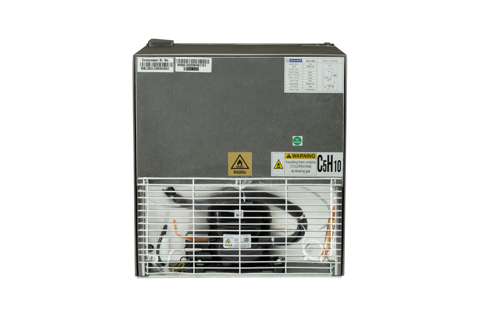MR60-GG | Mini Bar | 47 Litres | 2 Star