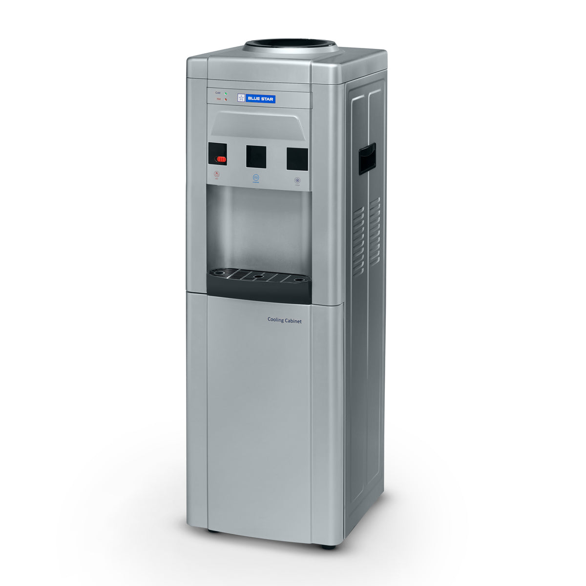 GA Series With Refrigerator-Grey | Floor Standing | Bottled Water Dispenser
