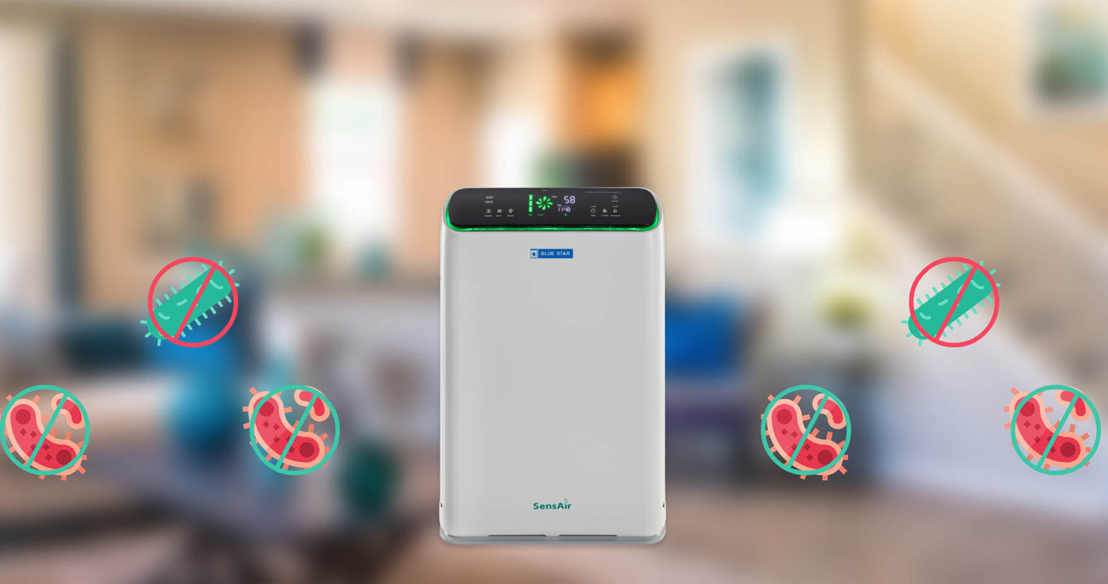 Blue star air purifier ap490lan discount