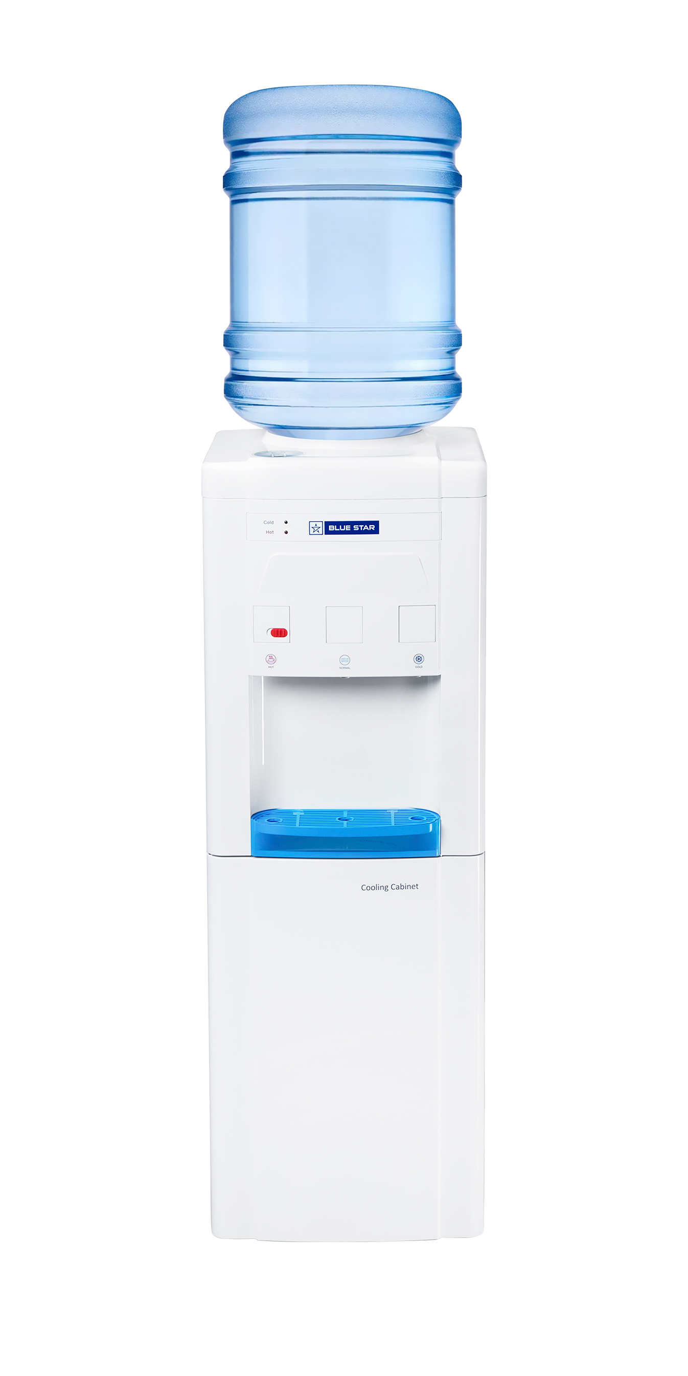 GA Series With Refrigerator-White| Floor Standing  |  Bottled Water Dispenser