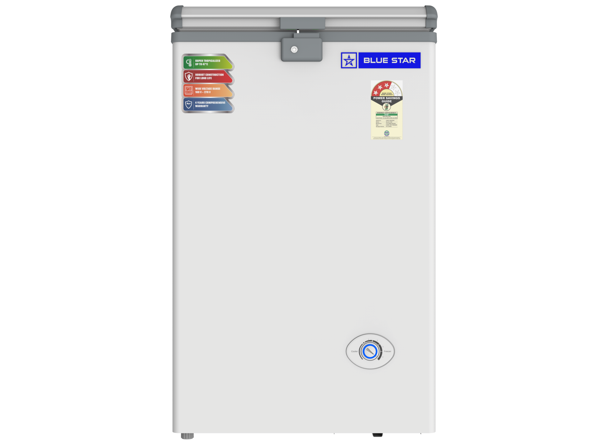 NEYW Series | Hard Top | Deep Freezer | 108 Litres  | 3 Star