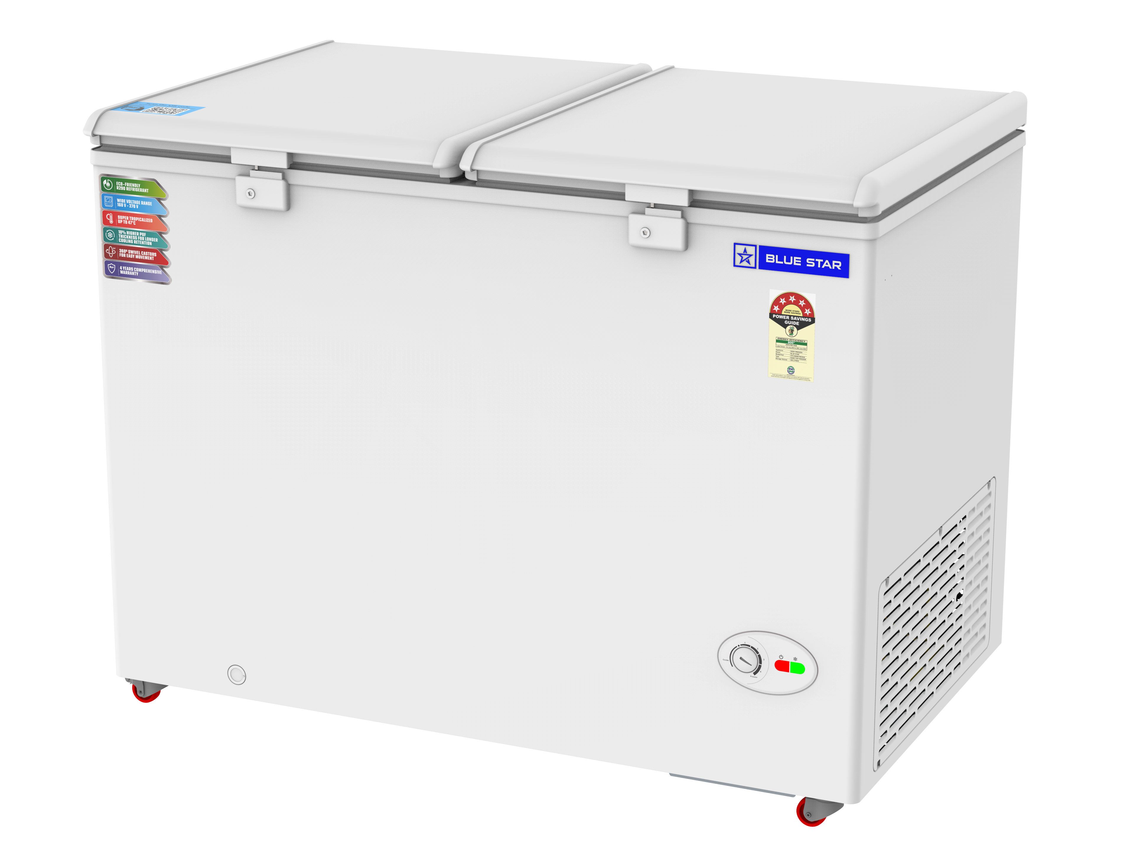 NEYW Series | Hard Top | Deep Freezer | 360 Litres | 5 Star