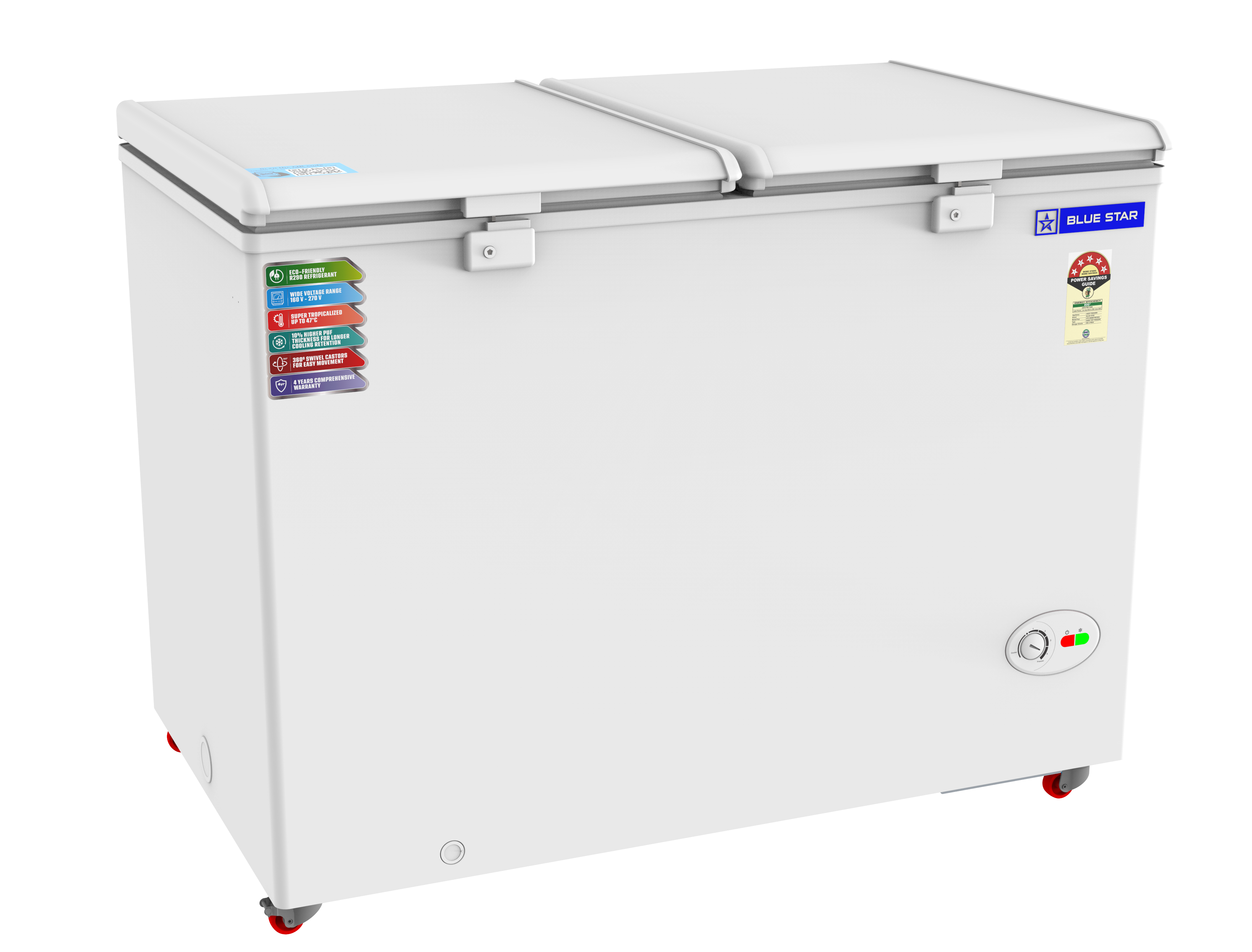 NEYW Series | Hard Top | Deep Freezer | 360 Litres | 5 Star