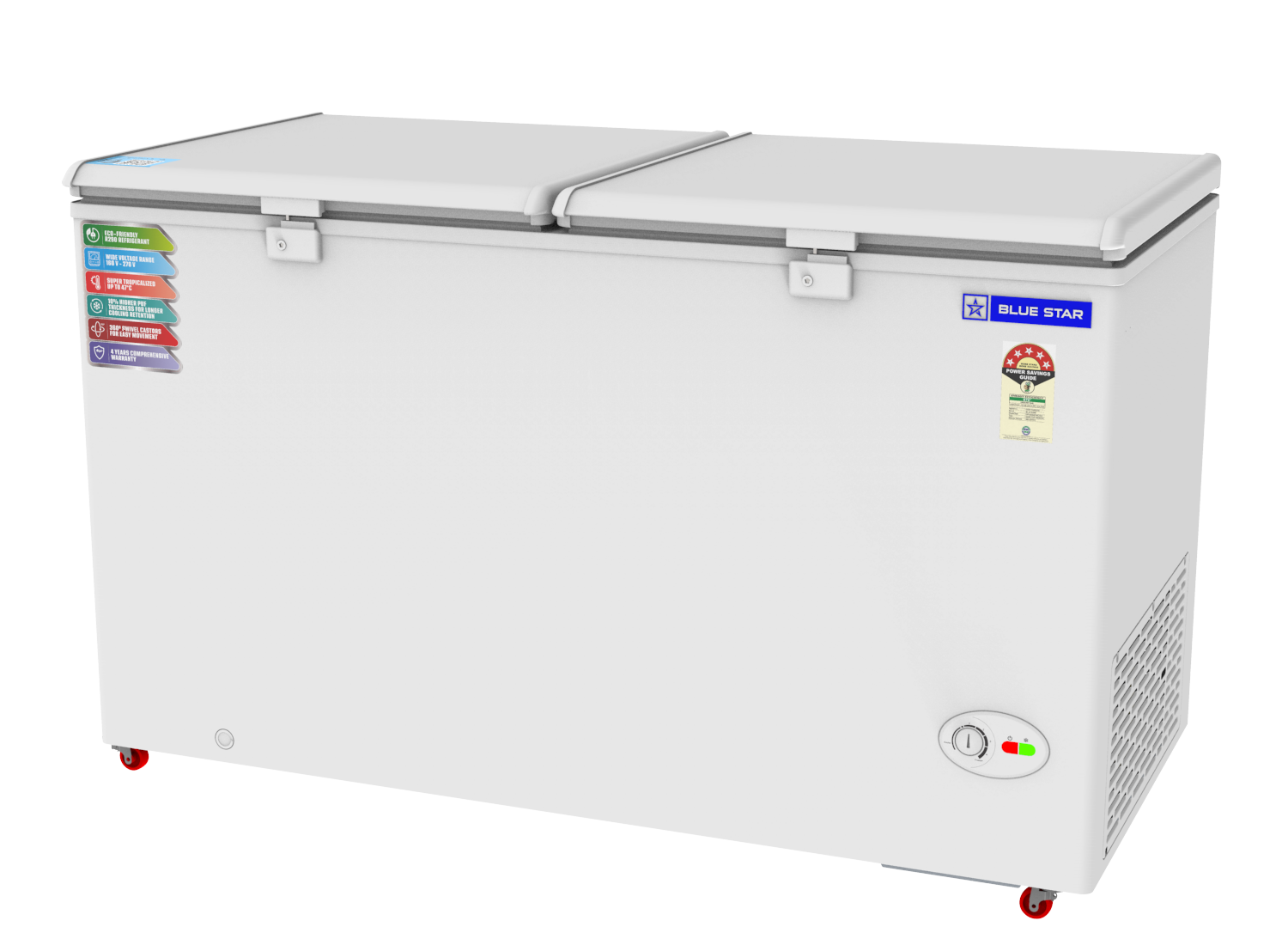 NEYW Series| Hard Top | Deep Freezer |410 Litres | 5 Star