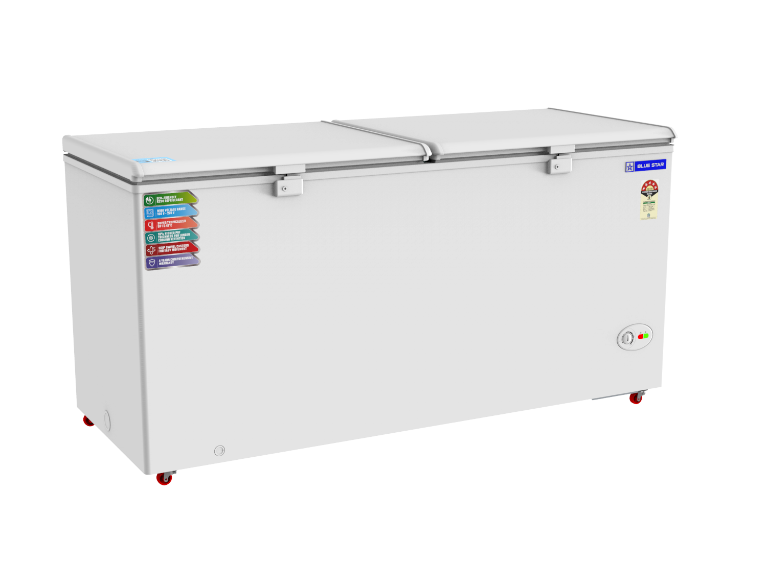 NEYW Series| Hard Top | Deep Freezer | 515 litres | 5 Star