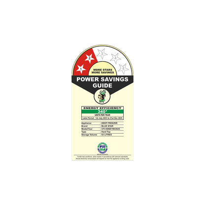 N Series | Hard Top | Deep Freezer | 71 Litres  | 2 Star | 2025 BEE LABEL