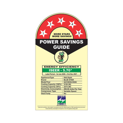 INVERTER AC | D SERIES | 1.5 TON | 5 STAR | 2026 BEE LABEL