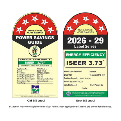 INVERTER WINDOW AC | L SERIES |  1.5 TON |  5 STAR | 2026 BEE LABEL